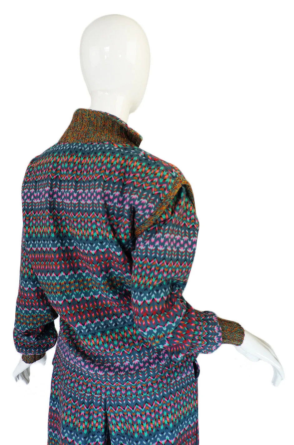 1970s Missoni Knit Jacket & Culotte Set