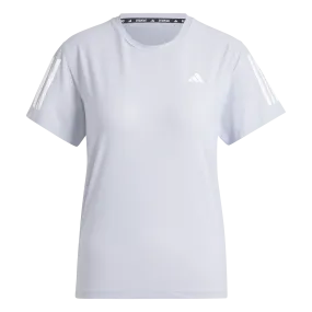 Adidas Own The Run T-Shirts Women's - Halo Silver