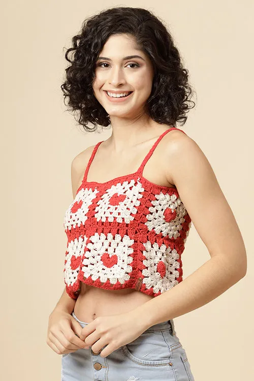 Ajoobaa "Hearts" Pure Cotton Summer Top