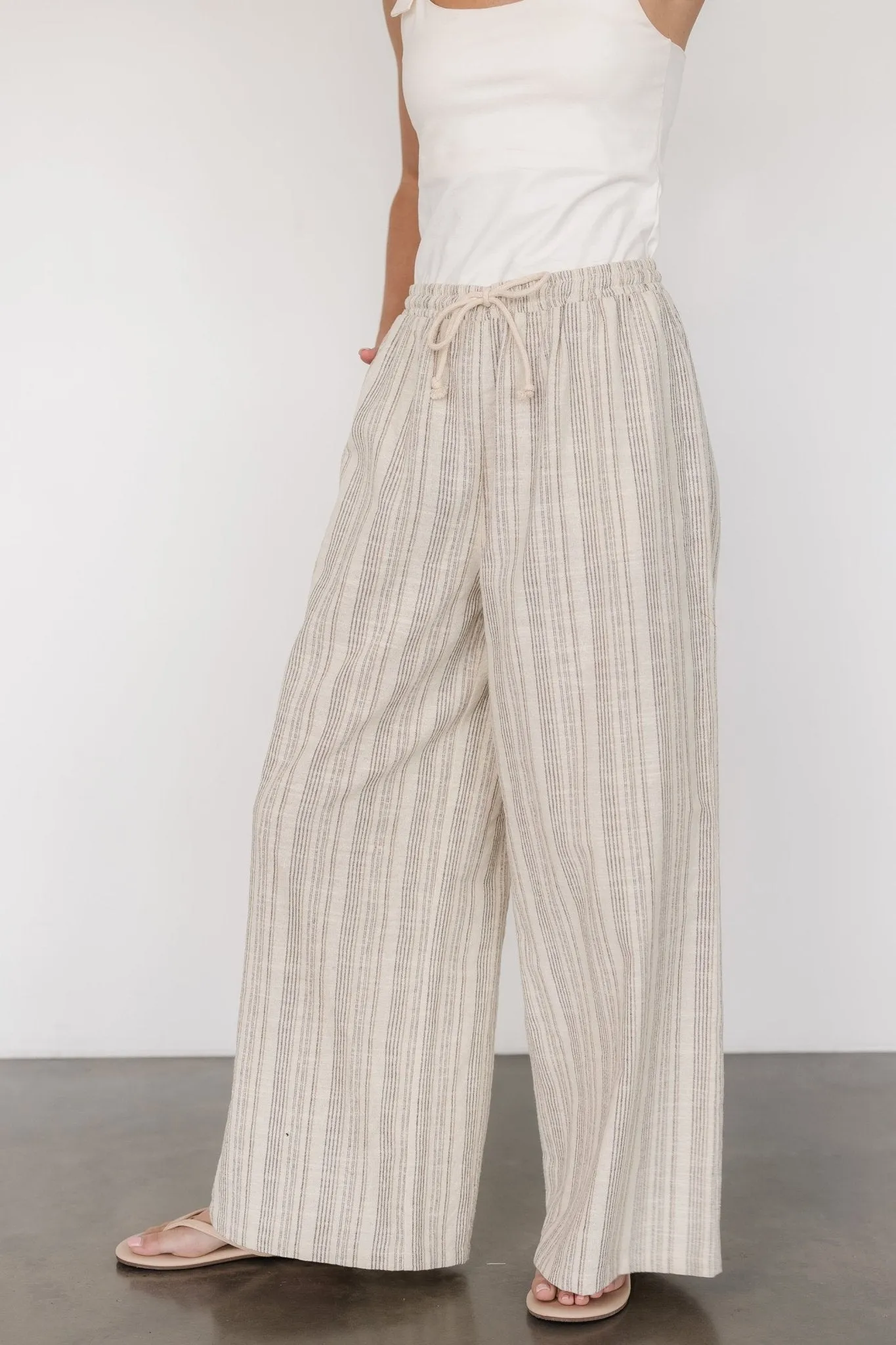 Antale Pants | Natural Multi Stripe