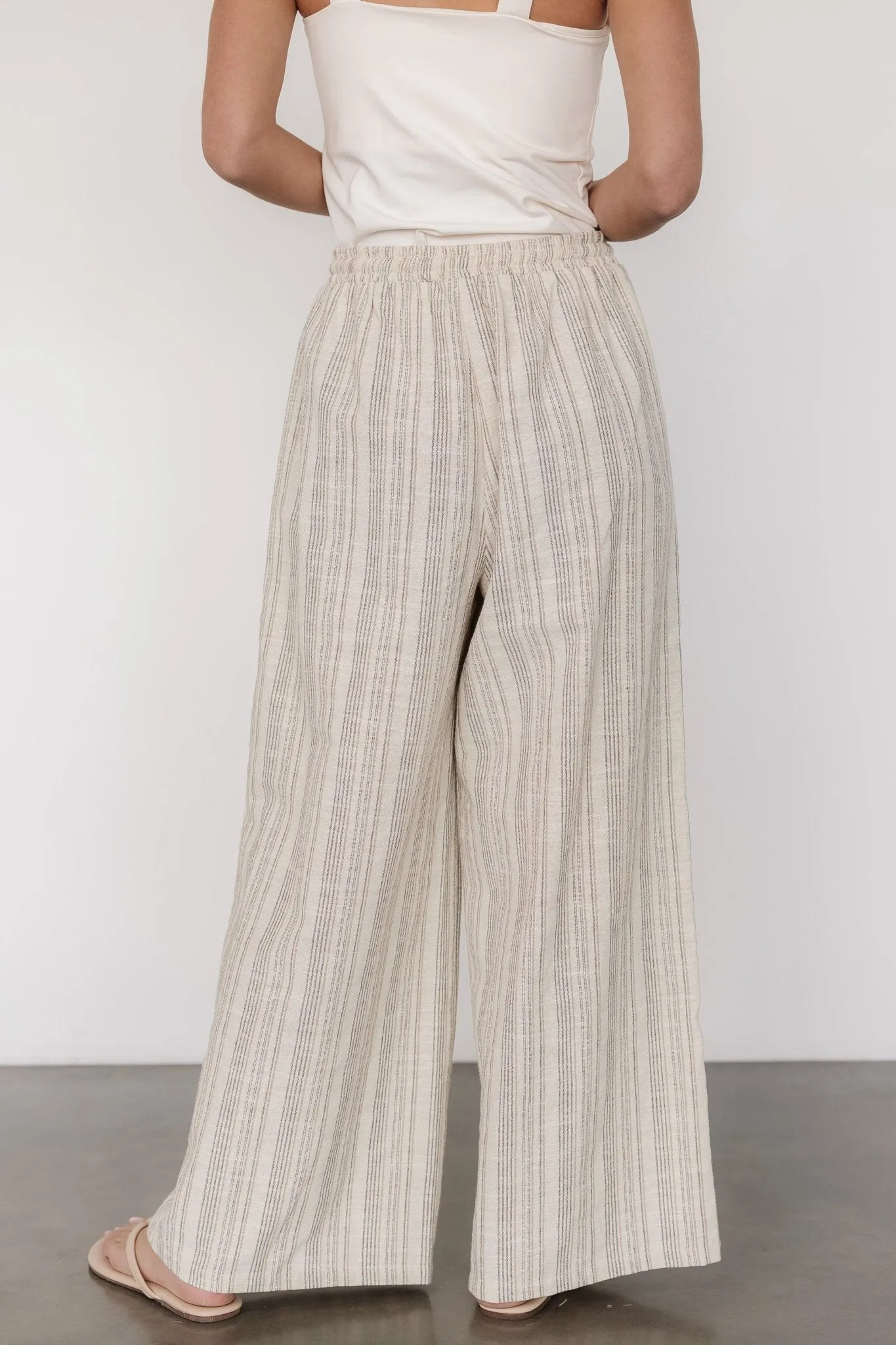 Antale Pants | Natural Multi Stripe