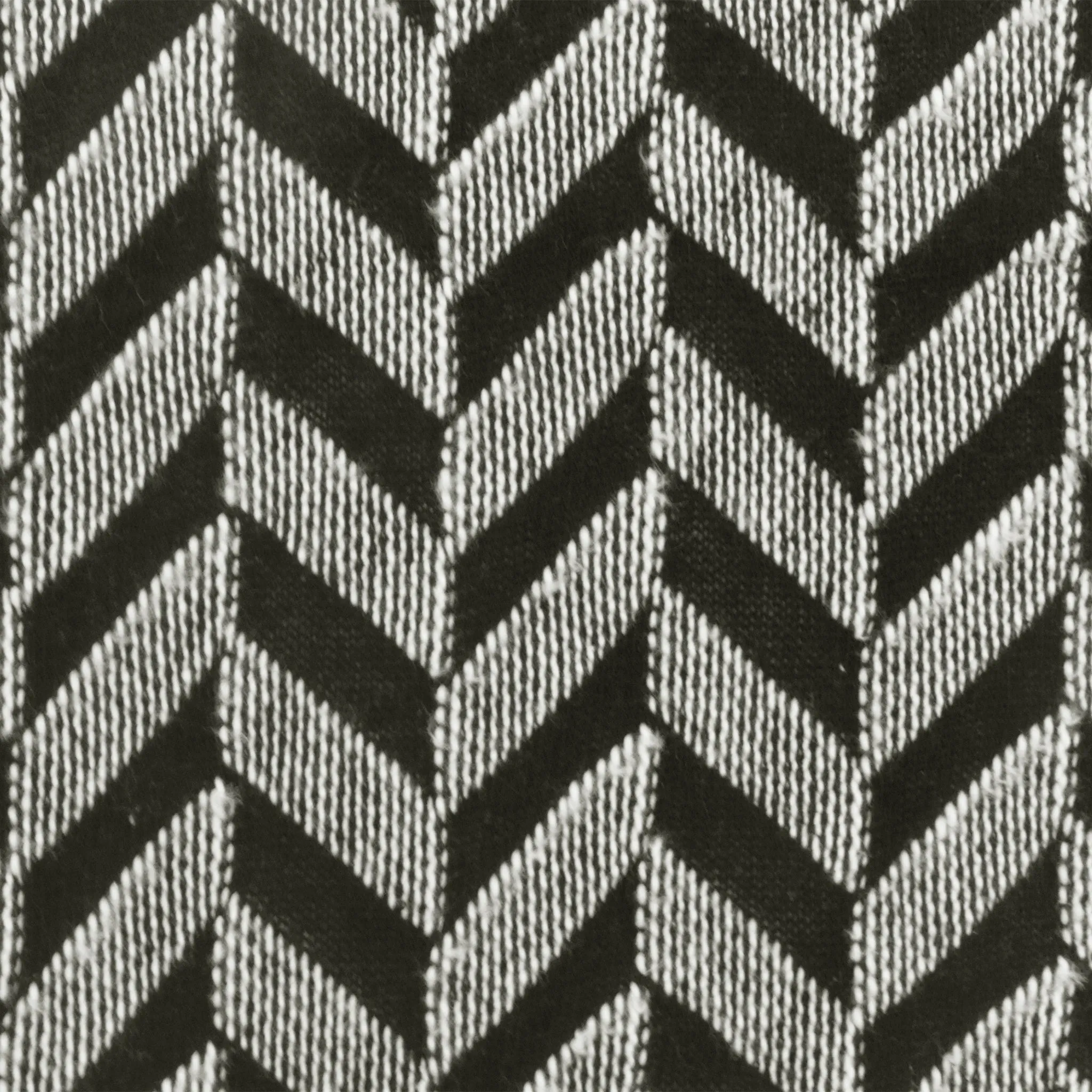 Black-Ivory Famous Maker Stretch Chevron Jacquard Yoga Activewear Fabric