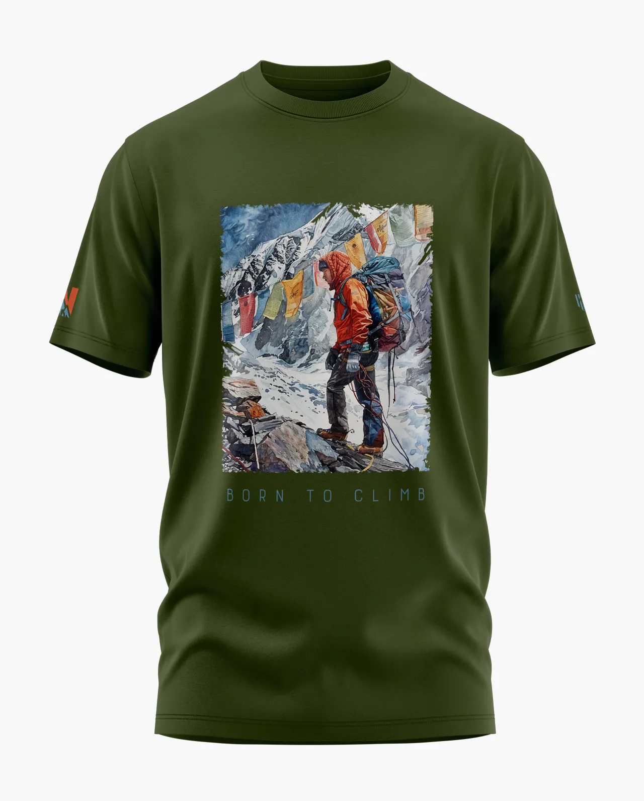 BORN TO CLIMB Signature LuxeSoft Cotton T-Shirt