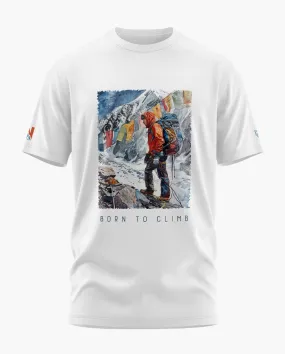 BORN TO CLIMB Signature LuxeSoft Cotton T-Shirt