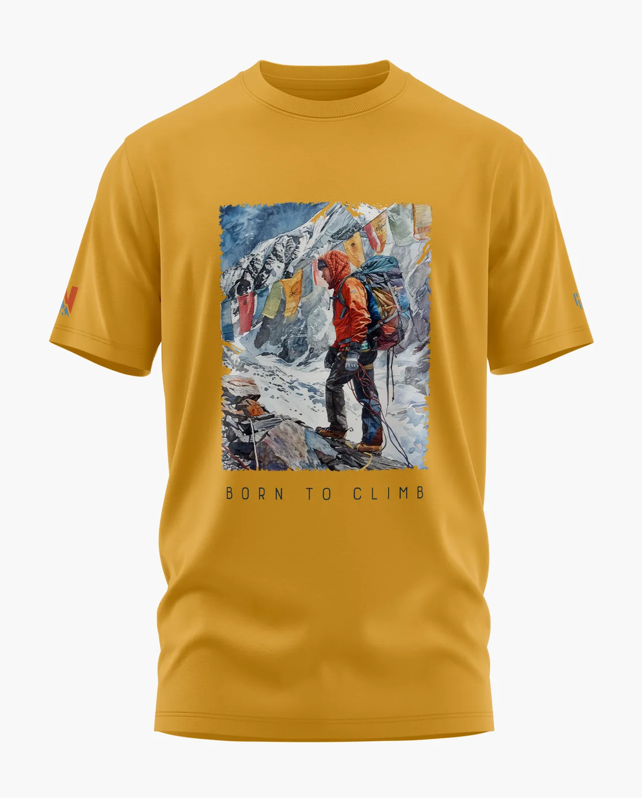 BORN TO CLIMB Signature LuxeSoft Cotton T-Shirt