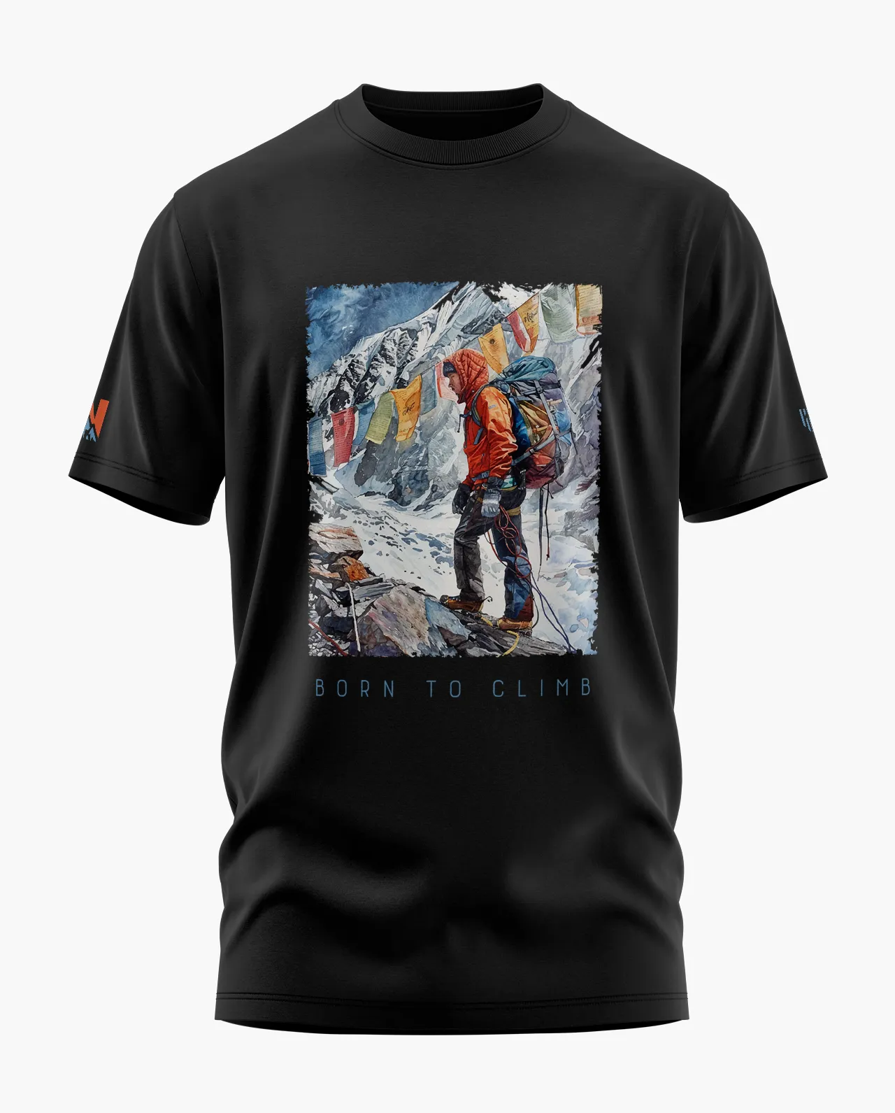 BORN TO CLIMB Signature LuxeSoft Cotton T-Shirt