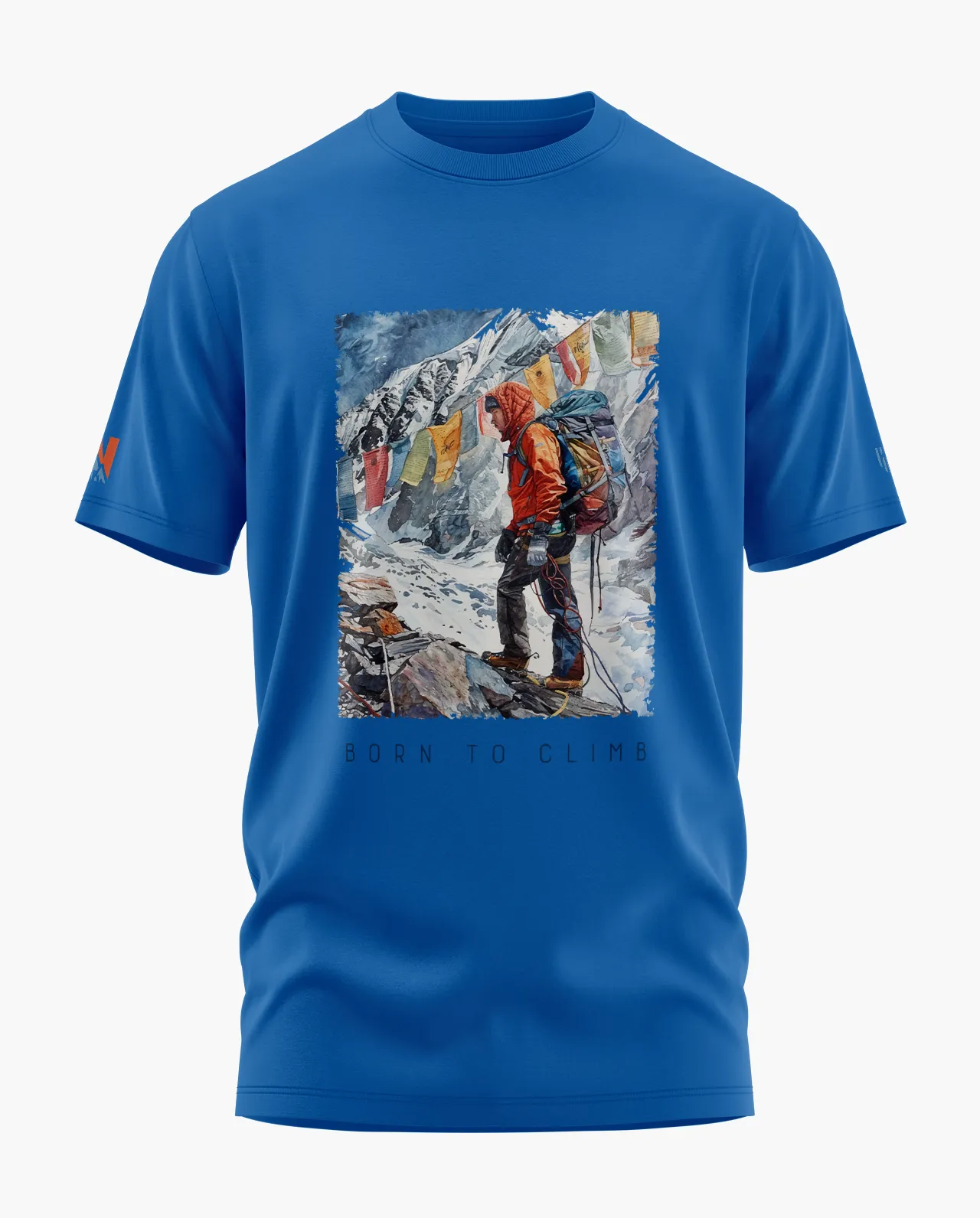 BORN TO CLIMB Signature LuxeSoft Cotton T-Shirt