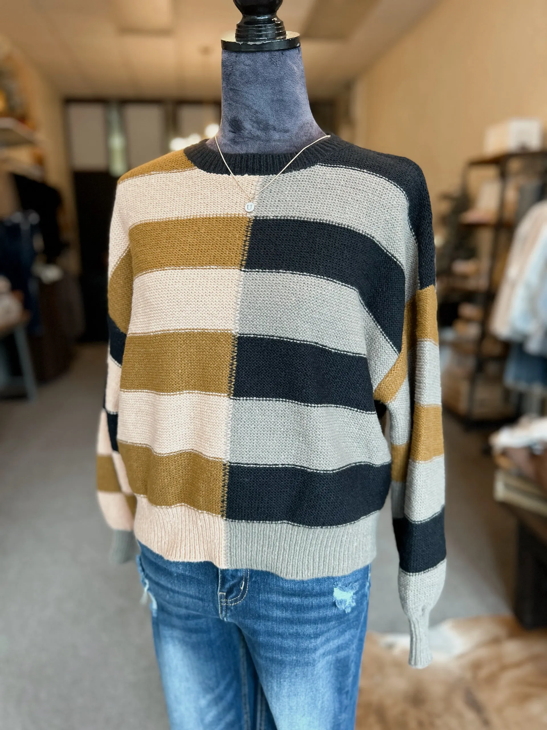 Coffee Date Multicolor Sweater