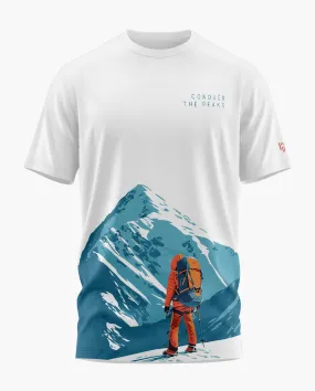 CONQUER THE PEAKS Signature LuxeSoft Cotton T-Shirt