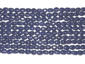 Dark Blue Glass Bead Tumbles