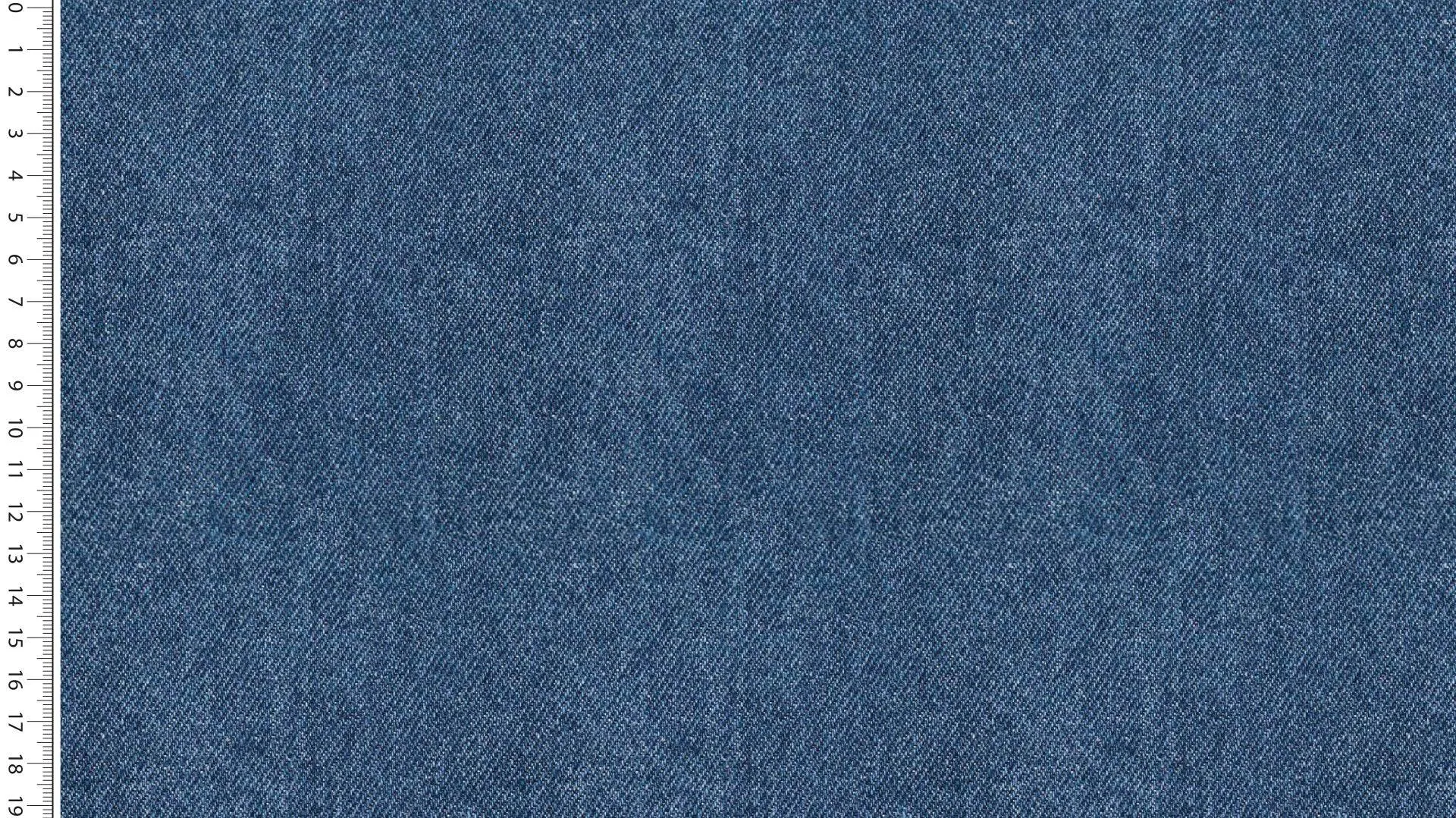 Denim Look Cotton Jersey Fabric