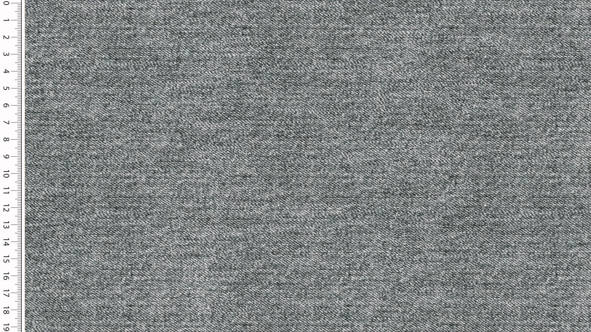 Denim Look Cotton Jersey Fabric