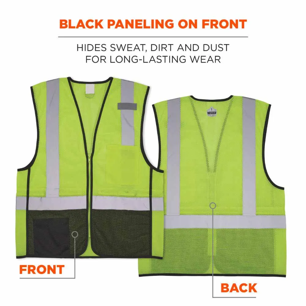 Ergodyne 23013 8210ZBK S/M Lime Hi Vis Safety Vest