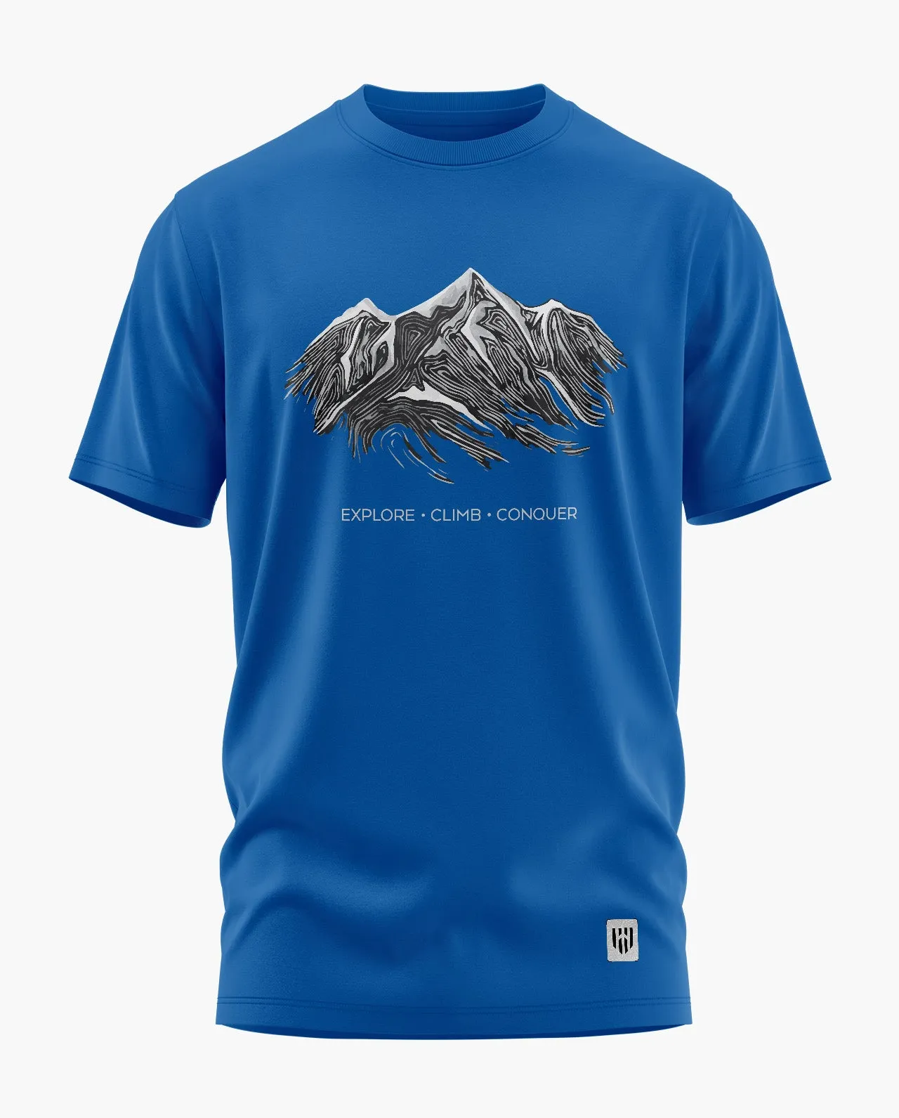 EXPLORE. CLIMB. CONQUER Signature LuxeSoft Cotton T-Shirt