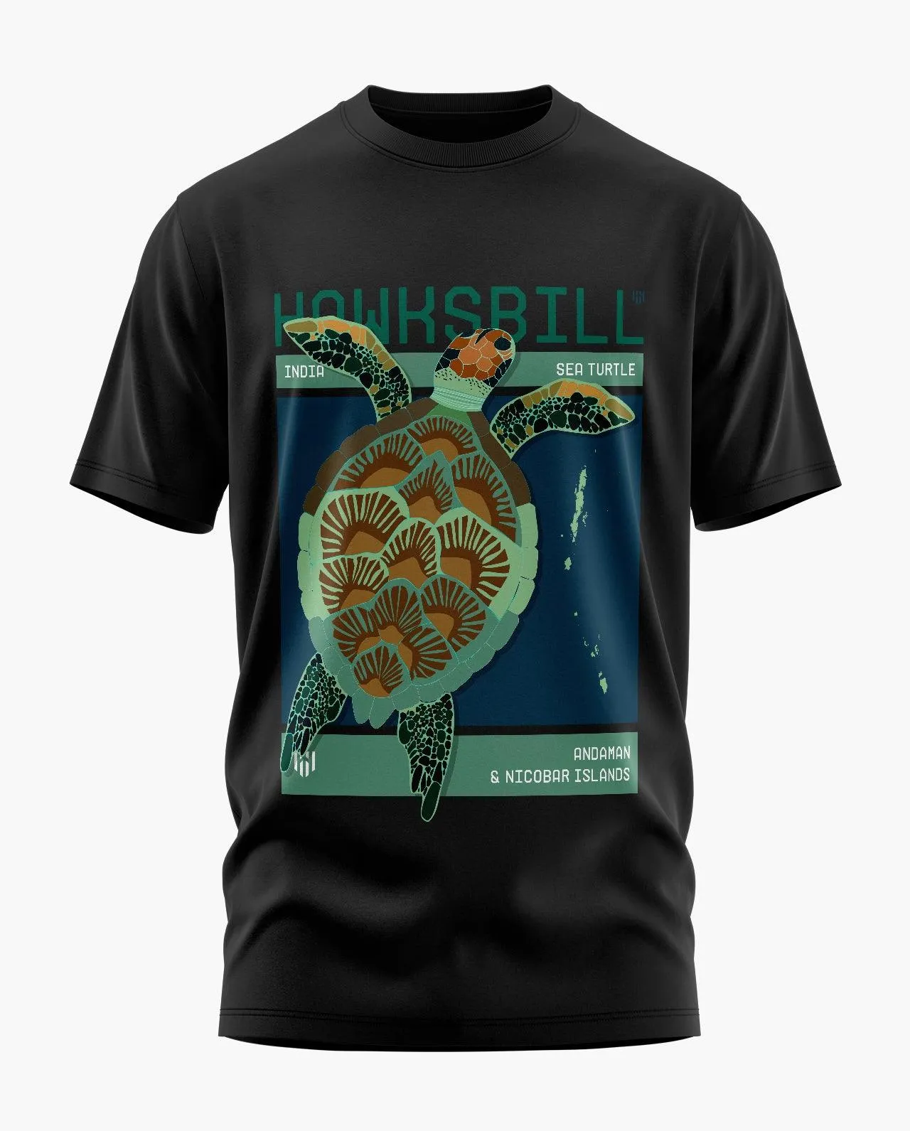 Hawksbill Turtle Signature LuxeSoft Cotton T-Shirt