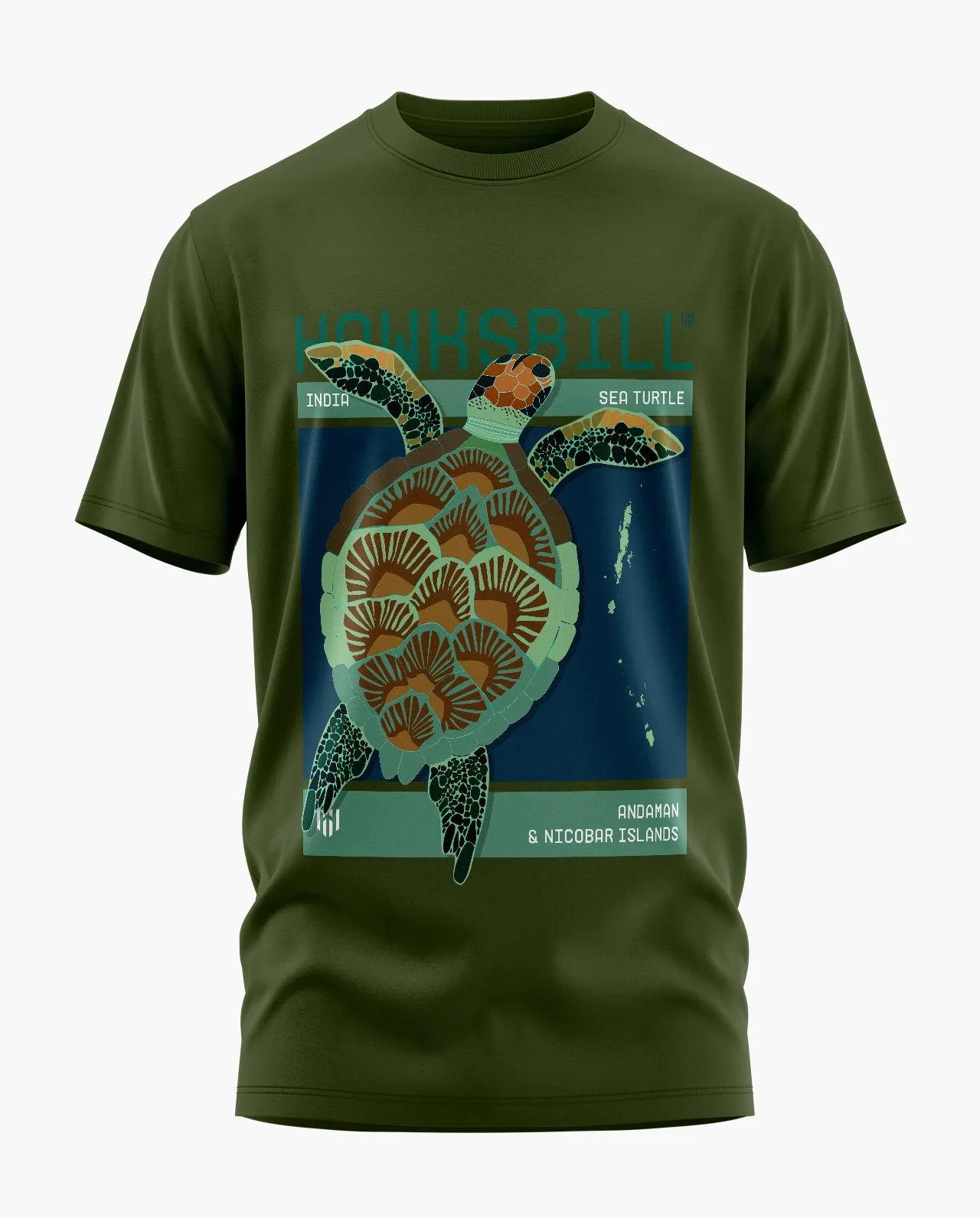 Hawksbill Turtle Signature LuxeSoft Cotton T-Shirt