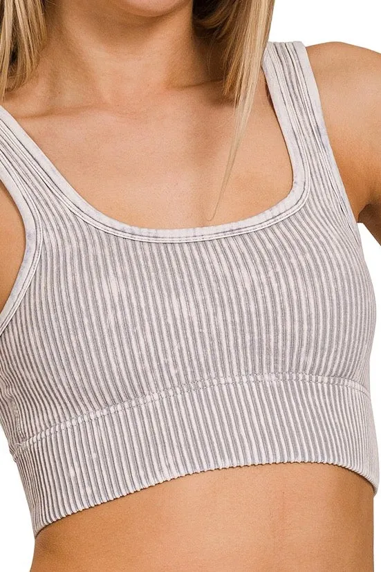 Just Breathe Square Neck Top