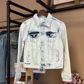 Kancan Vintage Wash Denim Jacket