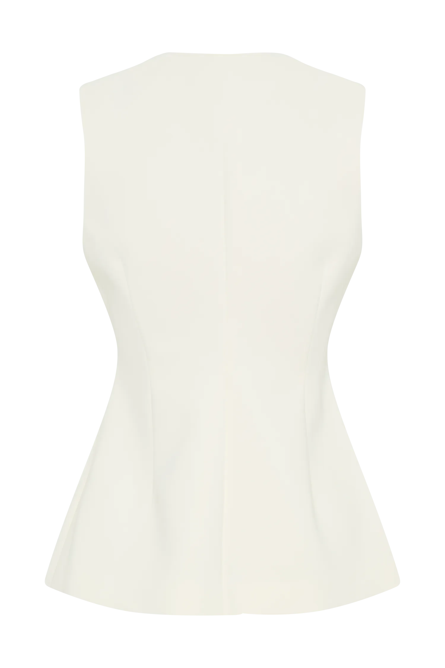 Katelyn Short Sleeve Suiting Top - Ivory