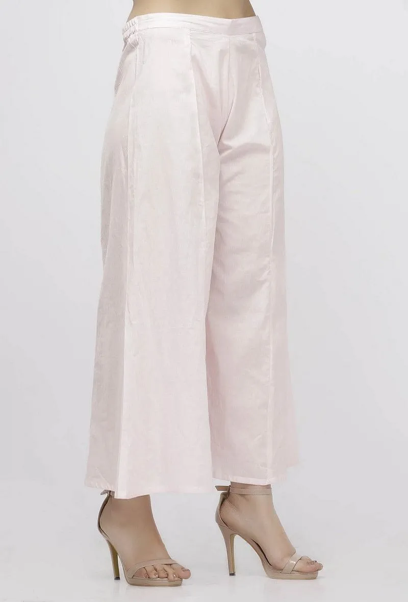 Light Pink Cotton Culottes