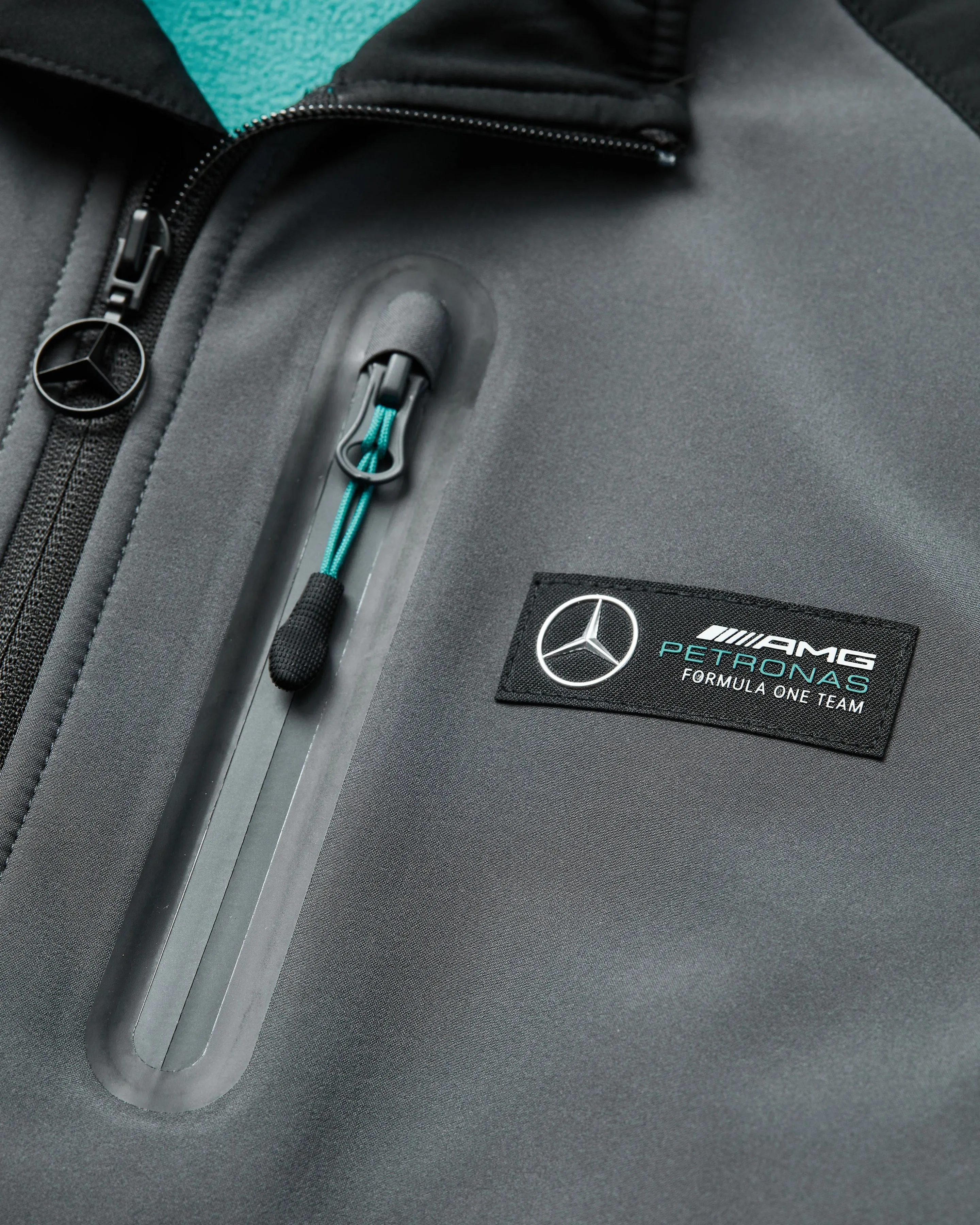 Mercedes AMG Petronas Motorsport F1™ Softshell Men's Jacket - Grey