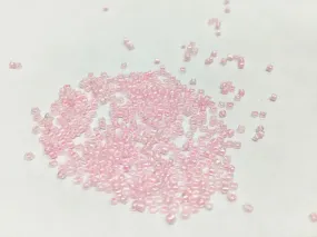 Premium Light Pink Inside Round Rocaille Glass Seed Beads (Wholesale)