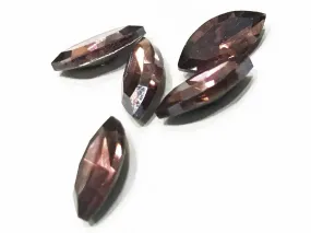 Purple Eye Glass Stone (Without Hole- 15x7 mm)