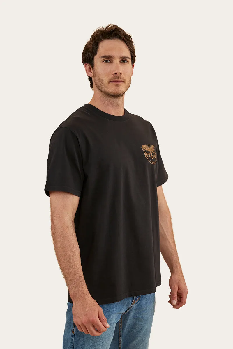 Ringers Eagle Mens Loose Fit T-Shirt - Black