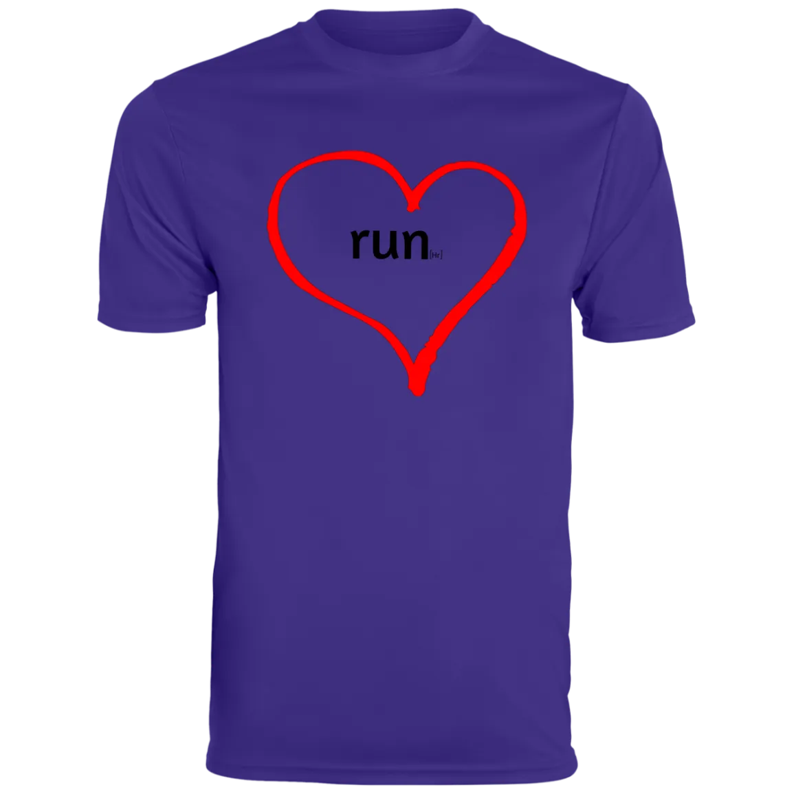 Run Heart - Men's Moisture-Wicking Tee