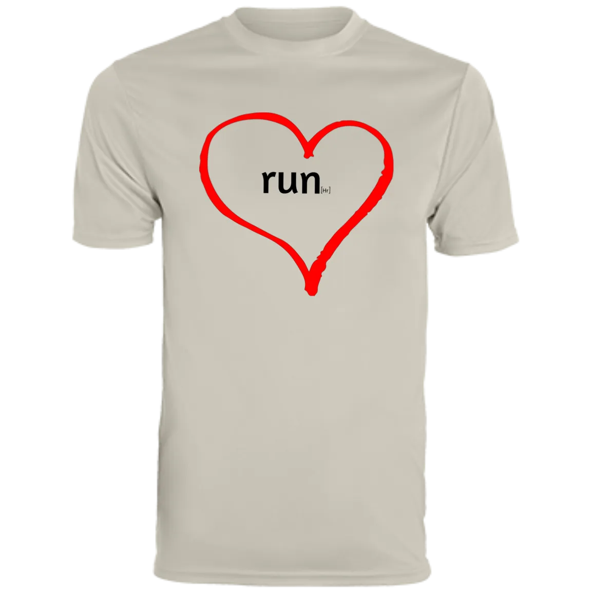 Run Heart - Men's Moisture-Wicking Tee