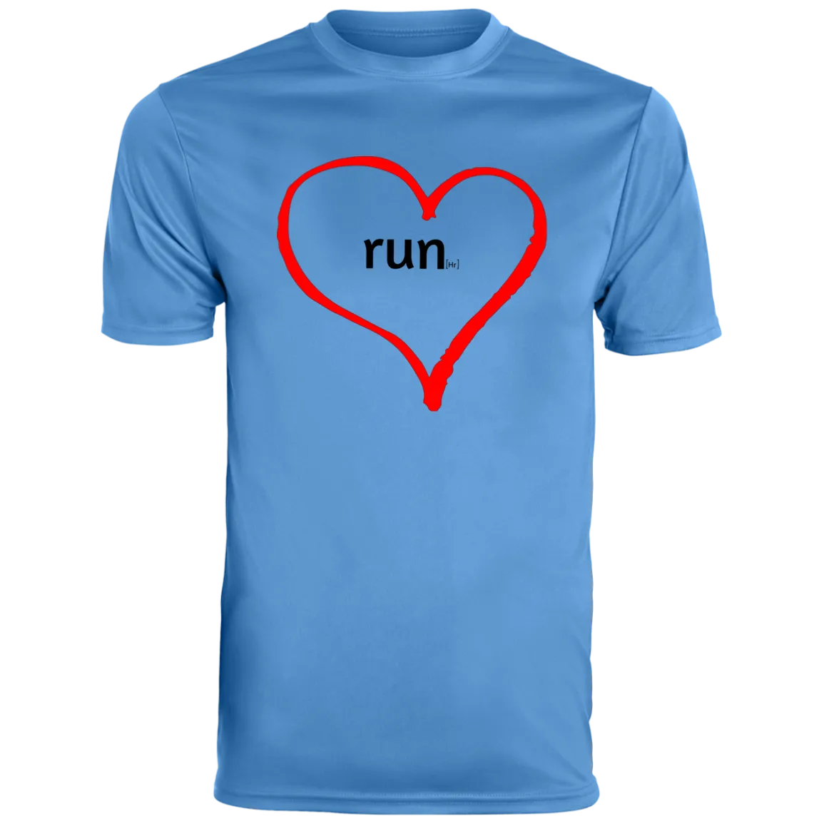 Run Heart - Men's Moisture-Wicking Tee