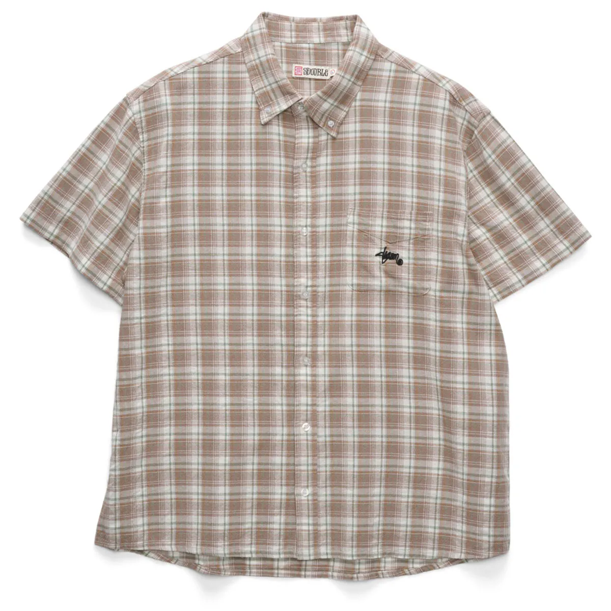 S/Double - Blend Check Shirt Honey