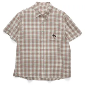 S/Double - Blend Check Shirt Honey