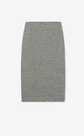 Textured Tweed Skirt