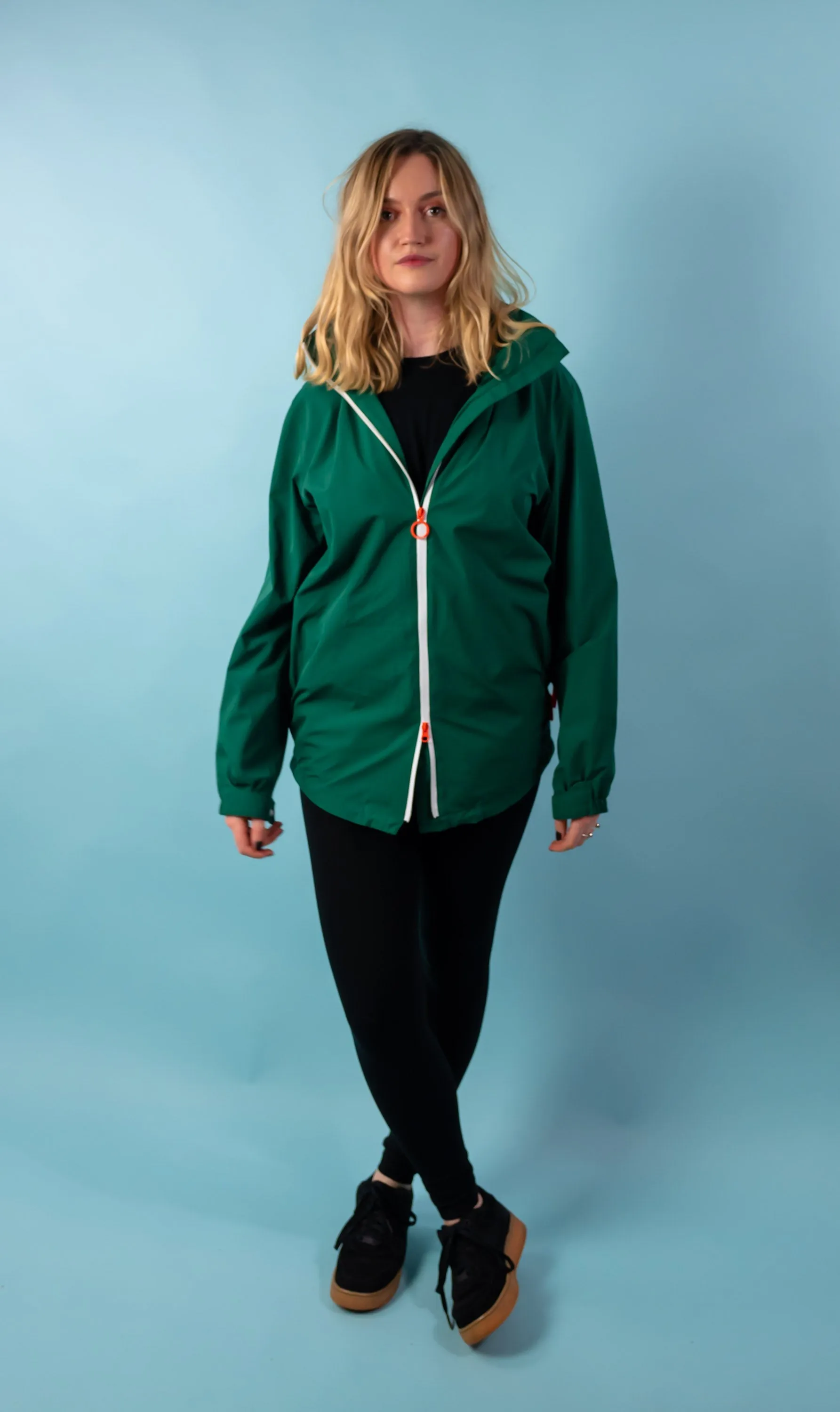 Unisex Urban Waterproof Recycled Jacket, Evergreen