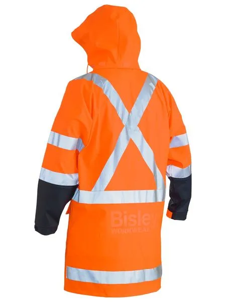 X Taped Hi Vis TTMC Stretch PU Rain Coat - BJ6955XT