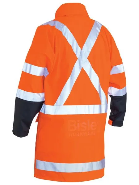 X Taped Hi Vis TTMC Stretch PU Rain Coat - BJ6955XT